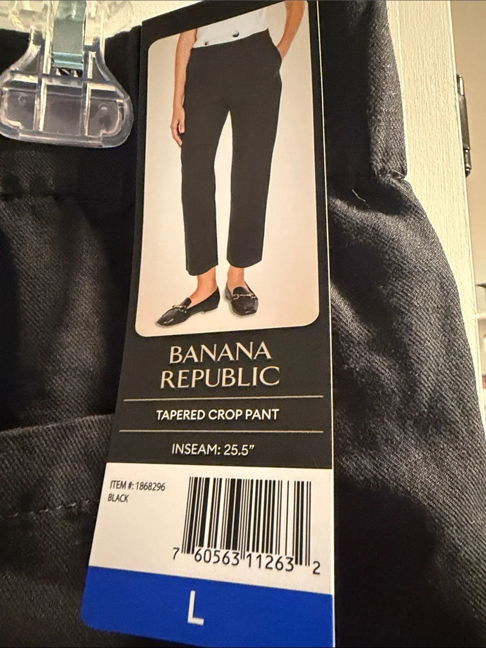 NEW Banana Republic Black Women's Pull-On Linen blend Pants